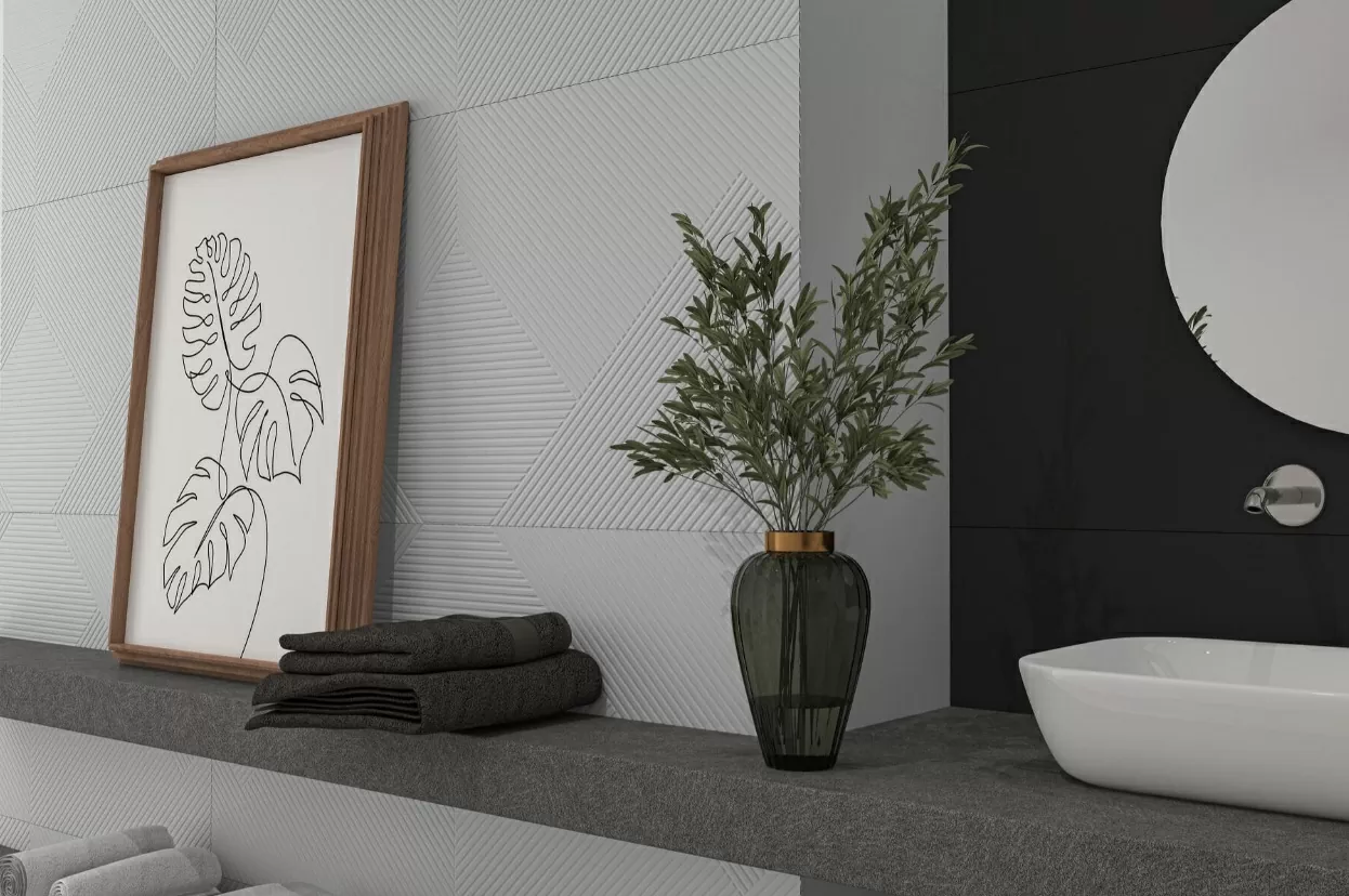 Керамогранит White Monocolor Strucrure 59.6x119.6