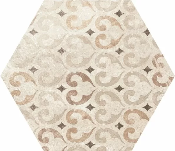 Керамогранит 22098 Hexatile Cement Garden Sand 17,5x20 (17 видов паттерна)