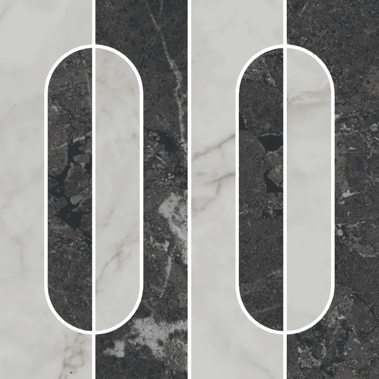 Керамогранит KMD2HID013GR Декор Тубкаль наборный матовый обрезной 30x30x0,9