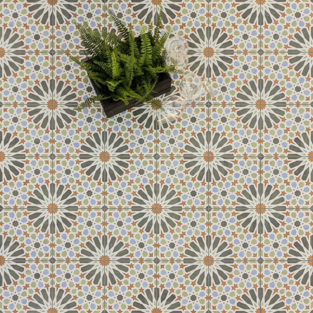Плитка Alhambra Silver Moldura 3.5x29.75