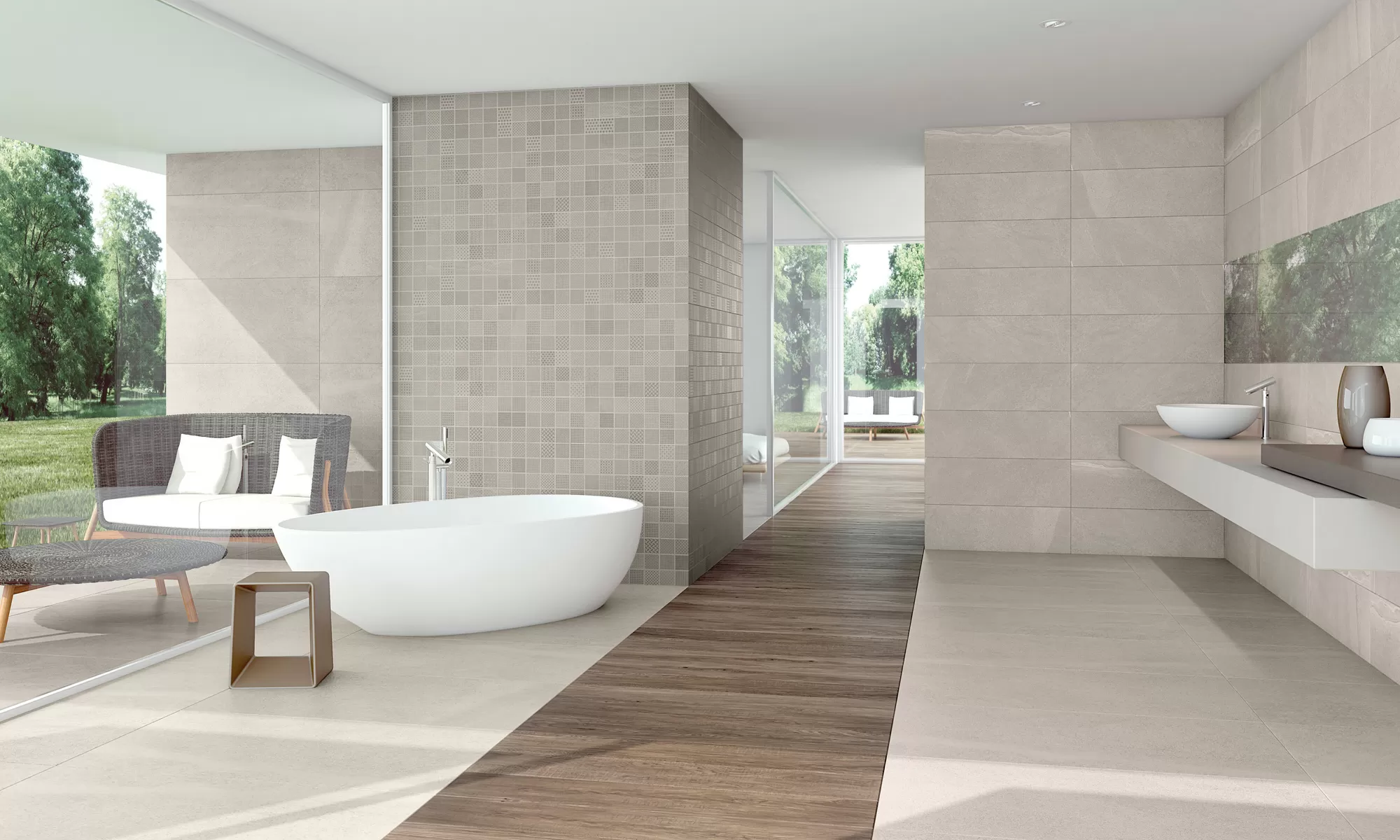 Керамогранит RAGUSA UMBER 20x120