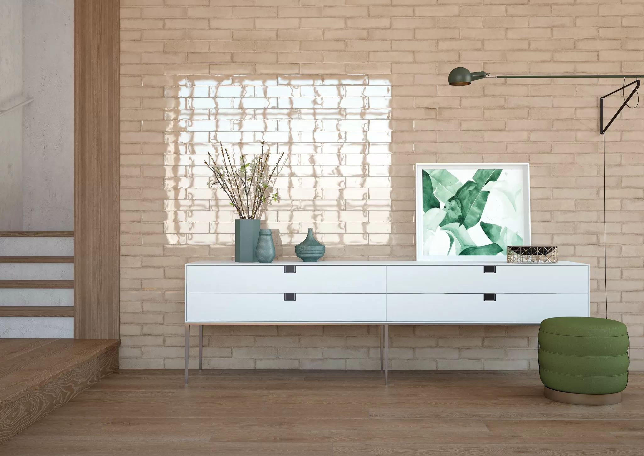 Керамогранит ROVERE BLANCO MATE 22.5x90