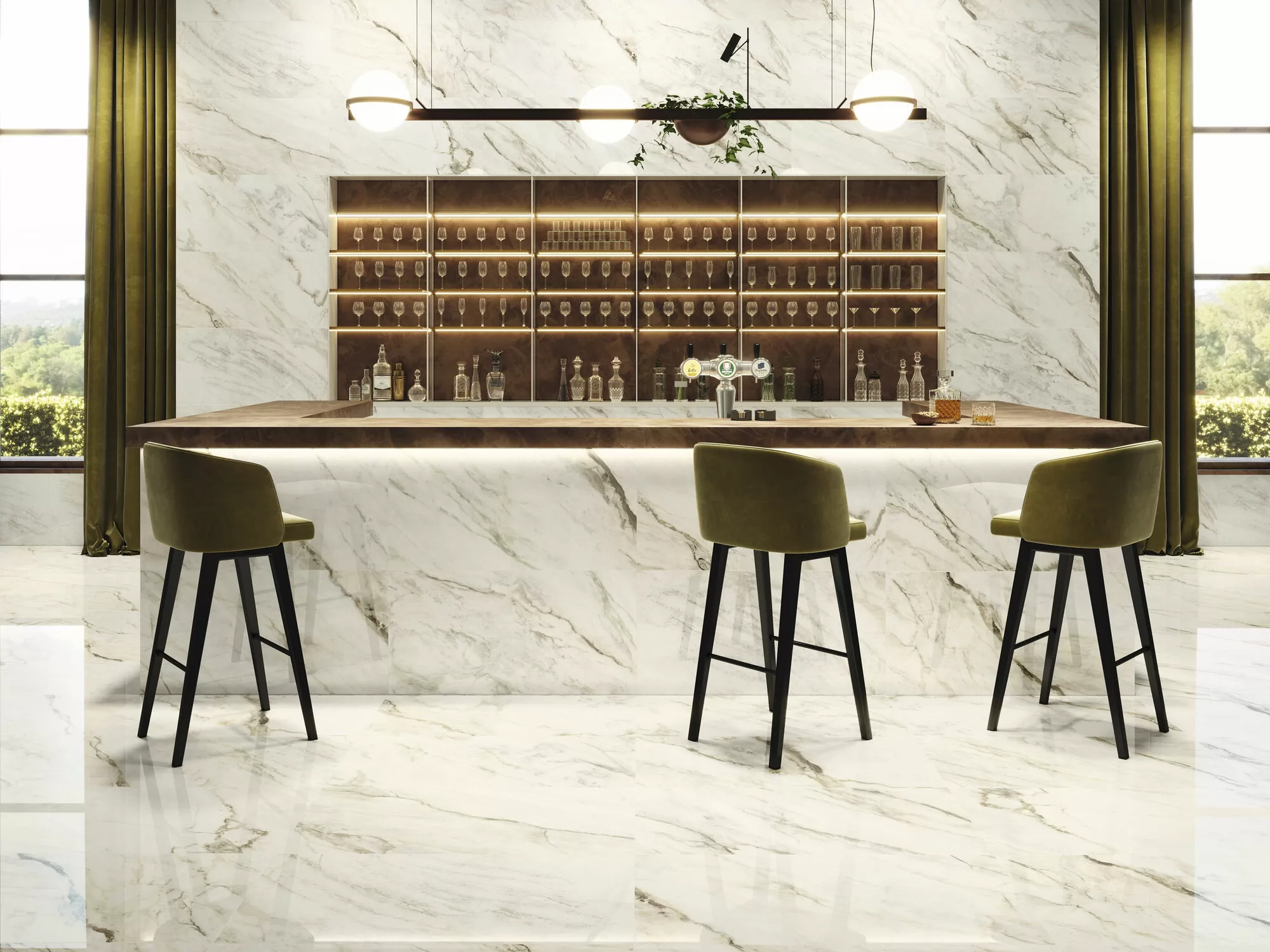Керамогранит Fontana Natural Rect 60x120
