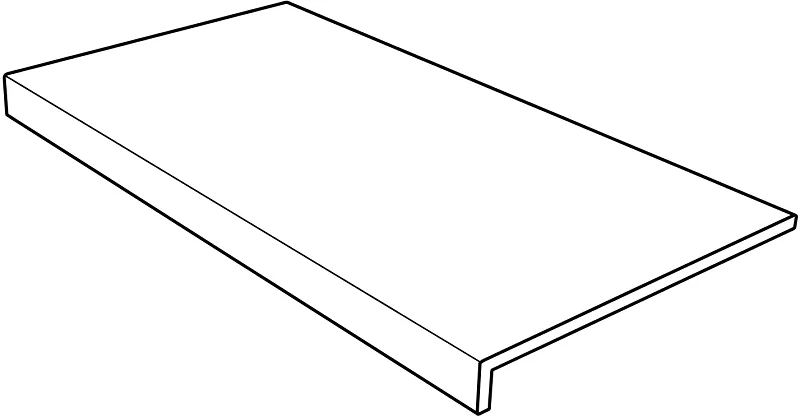 Клинкерная плитка Ступень фронтальная Petra Gris Anti-Slip Recto 30x60