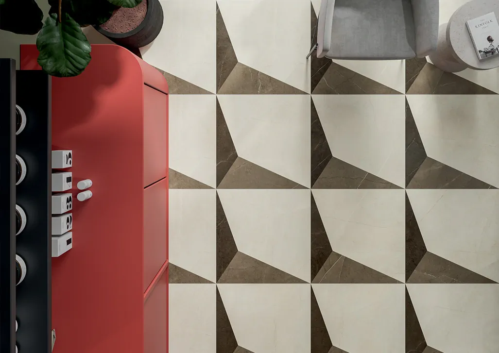 Керамогранит 610010002695 Фьямма Уайт Рет 60х60