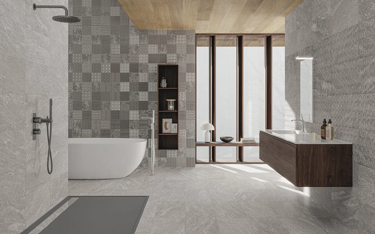 Керамогранит Slate Stone White RC Lap 100x100