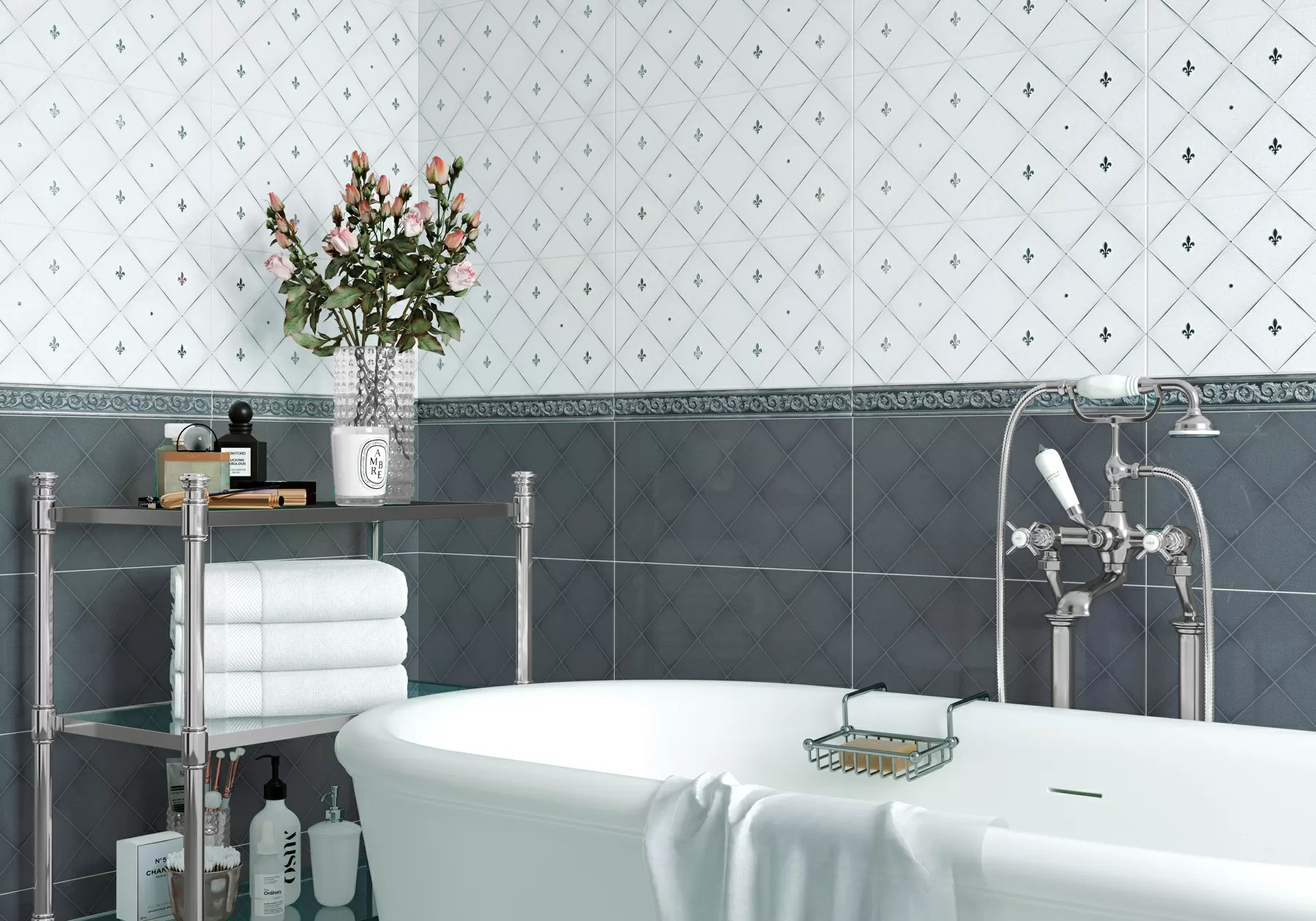 Керамогранит GP6ADE23 Adele Sapphire 410*410