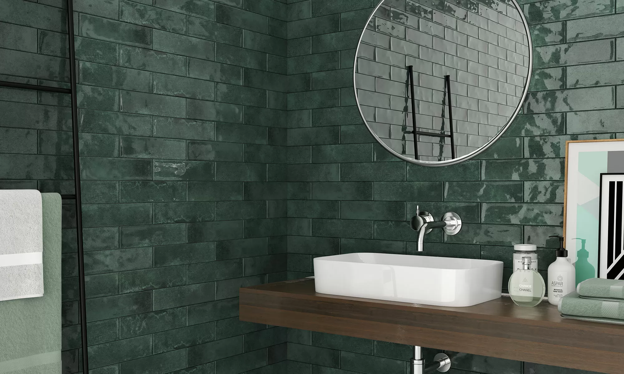 Керамогранит HARLEQUIN NERO 7х28