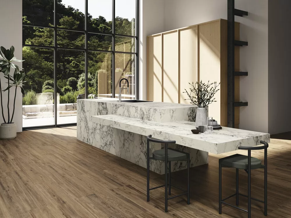 Керамогранит A041126 Volterra Stavro White matt rect 60x120