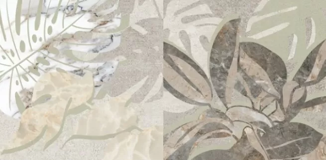 Керамогранит K949798LPR01VTE0 Marble-Beton Декор Цветочный 30x60