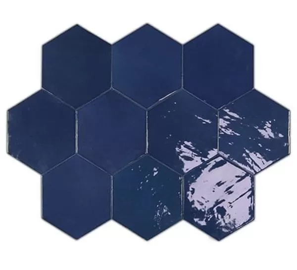 Плитка 122085 ZELLIGE HEXA COBALT 10,8x12,4