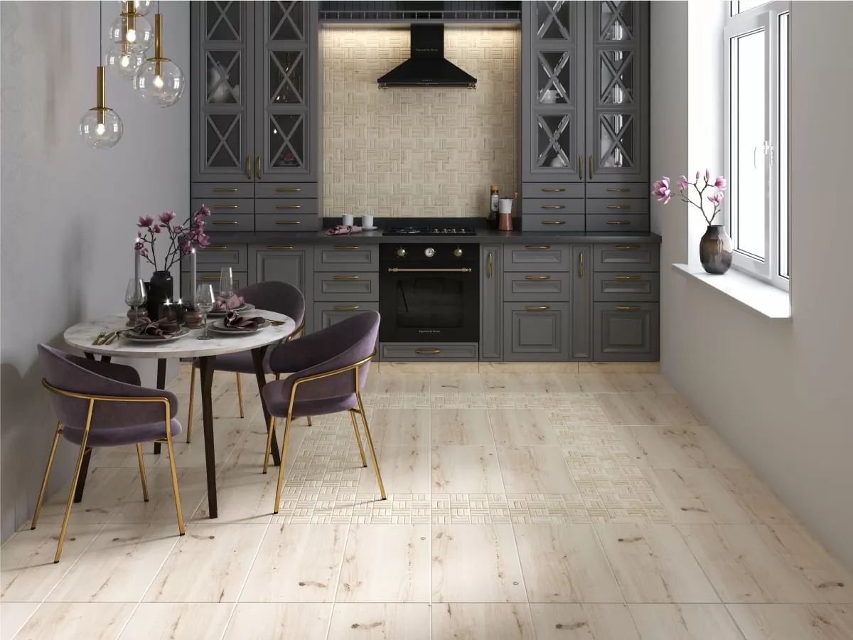 Керамогранит WS5A116 Плинтус Woodhouse коричневый 7x59,8