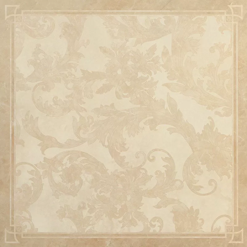 Керамогранит 240074 MARBLE DEC CASSETTONE FOGLIA BEIGE ONICE 58,5x58,5