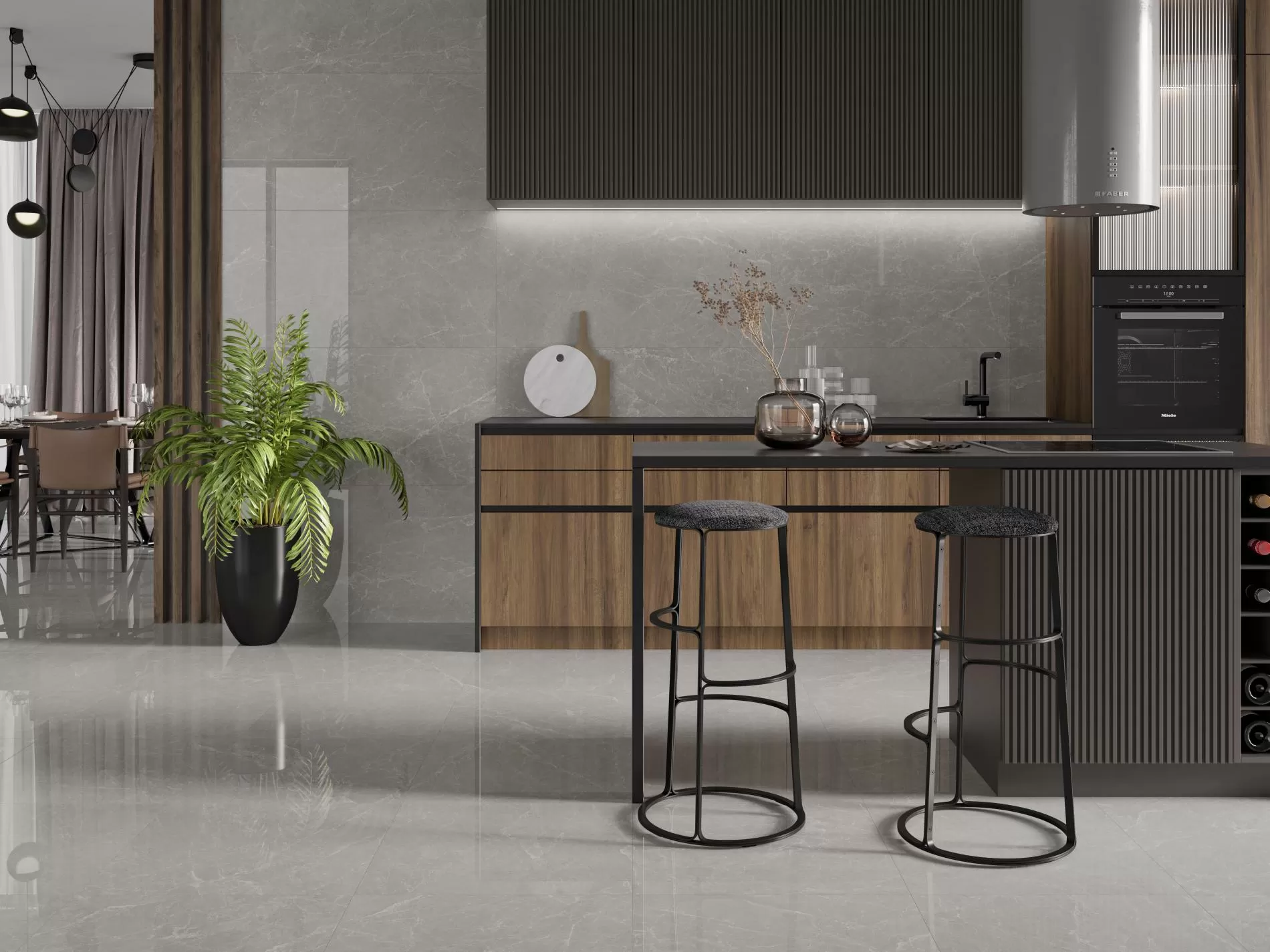 Керамогранит AT. Murano Gris 60x120