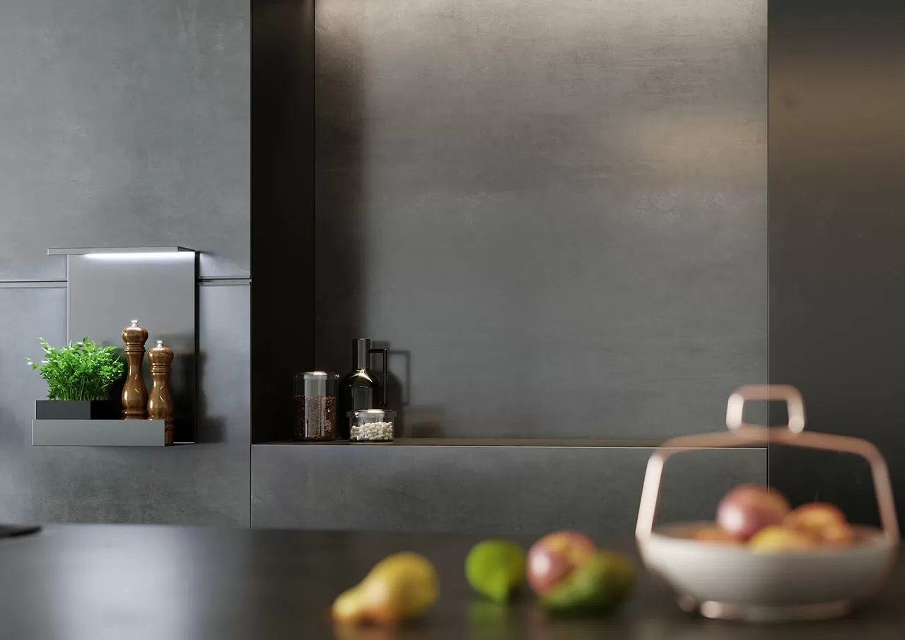 Керамогранит O-GRV-GGM091 Grava лаппатированный серый 79.8x79.8