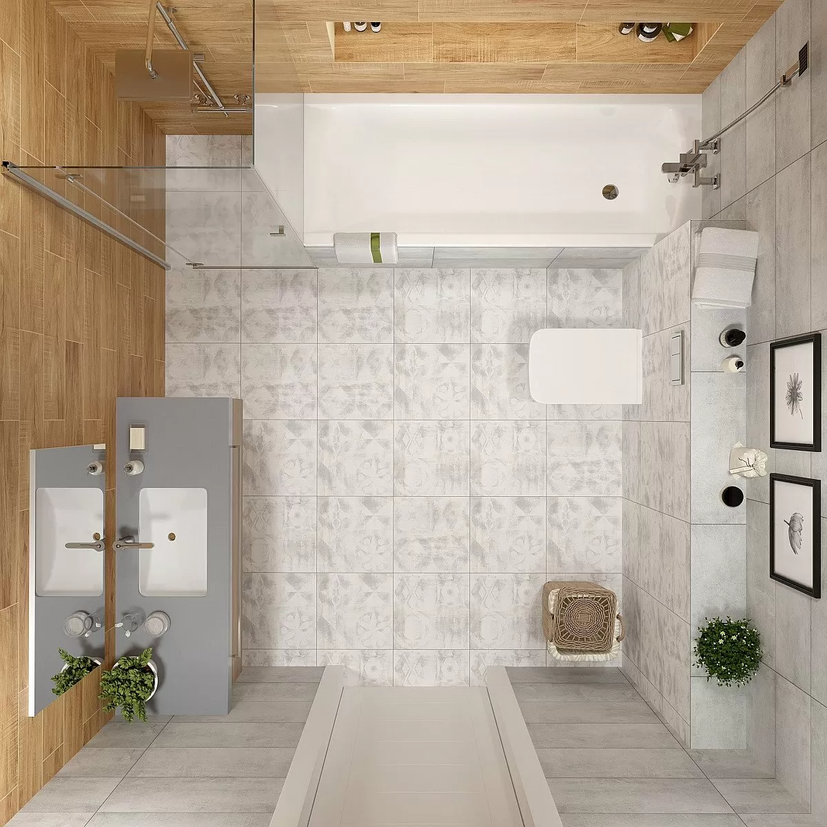 Керамогранит G-81/MR Home Wood Honey 20x60