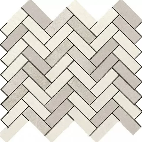 Мозаика R060 Terracruda Mosaico Degrade Calce/Luce 33.2*128.8