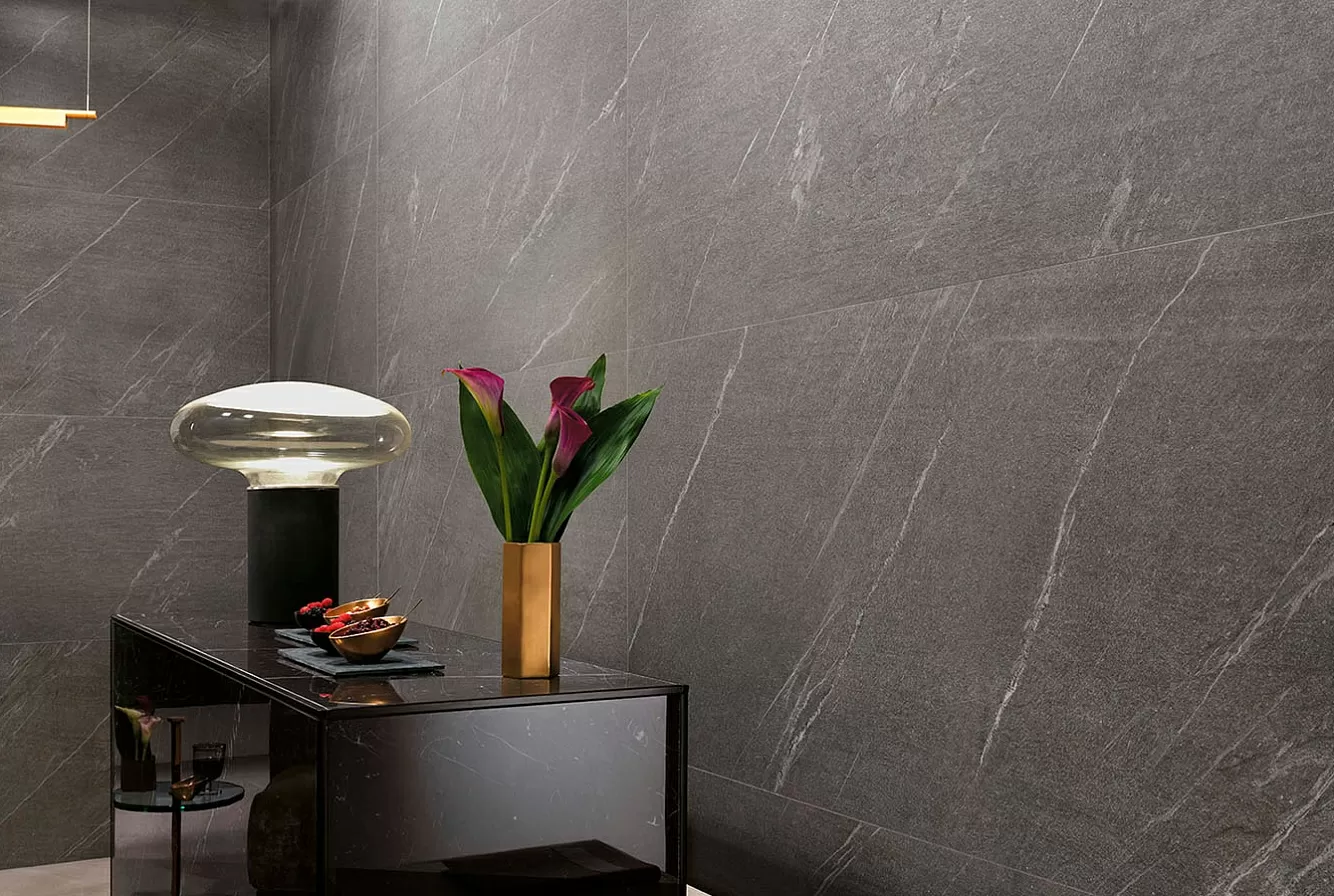 Керамогранит AS2M Marvel Stone Mosaico Esagono Geo Warm Lapp 25,4X35,2