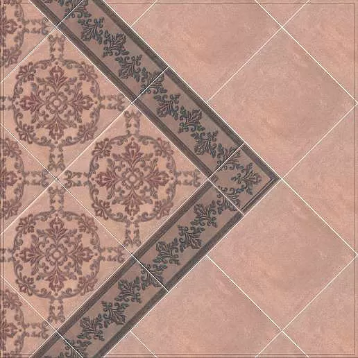 Керамогранит STG/B252/3414 Честер коричневый темный 14.7*14.7 вставка