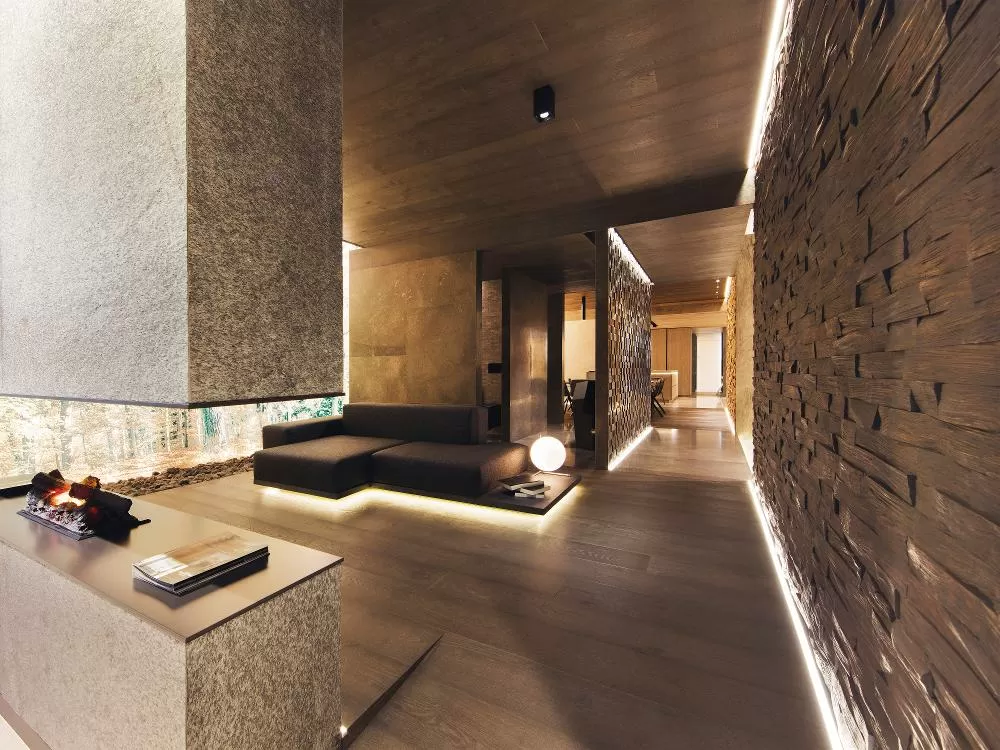 Мозаика L241714361 Wood Wall Bronze 60x24