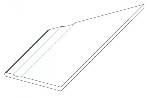 Керамогранит 620090000922 Rinascente Grey Bordo Piscina Angolo Sx LASTRA 20mm 30x60