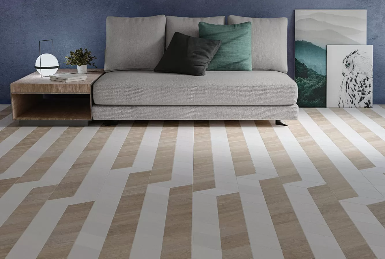 Керамогранит Flow Diamond White 14x24
