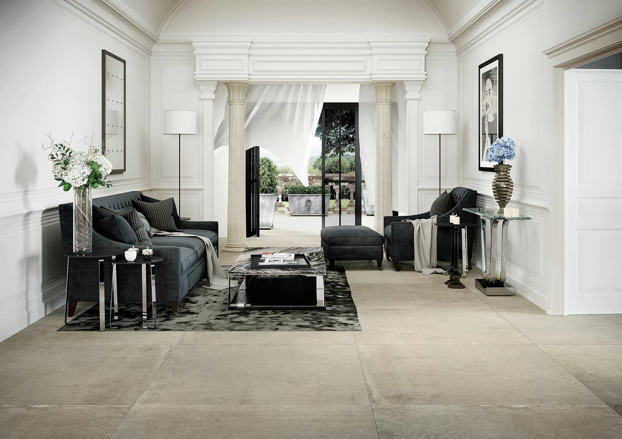 Керамогранит 1068372 Promenade Argento Rett 120x120