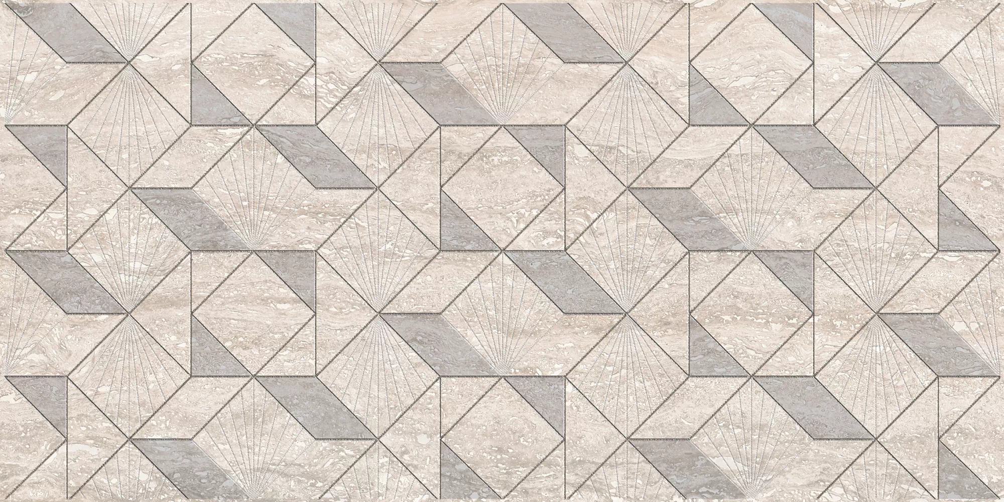 Плитка 587132003 Декор Ascoli Grey Diamond 31.5х63