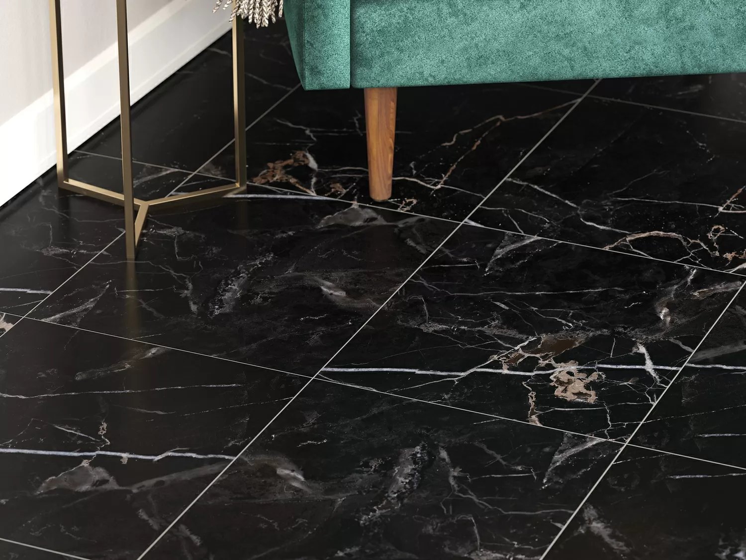 Керамогранит QN4R233 Queen черный 42х42