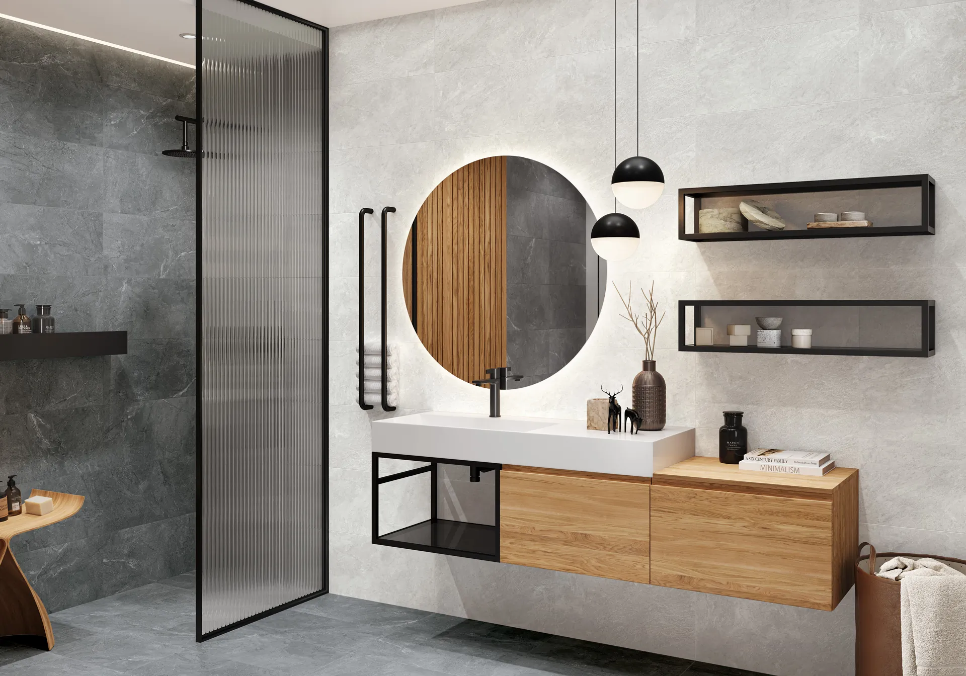 Керамогранит GP36SKL15 Skala Gray матовый 300x600x8