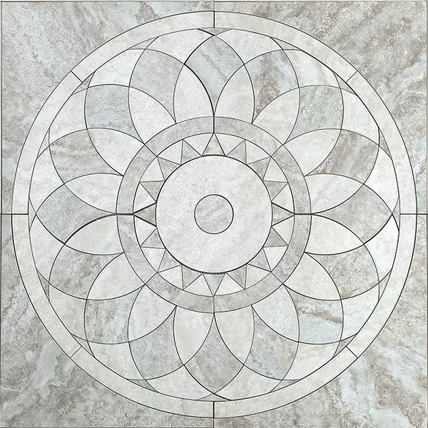 Керамогранит ID33 Триумф розон наборный 84*84 керамический декор