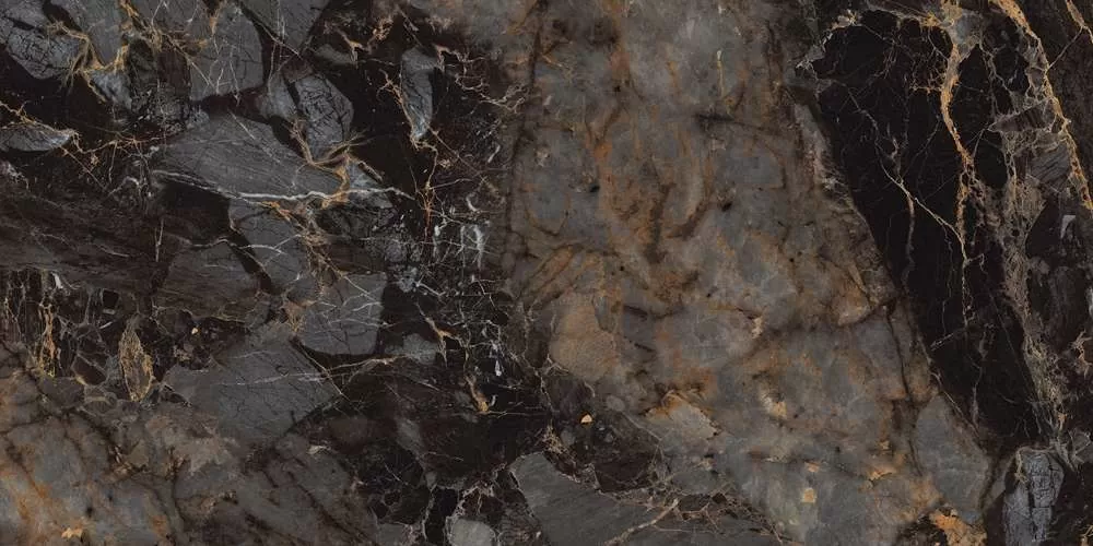 Керамогранит Rock 2005 Dark Gold Carving Polished 60x120