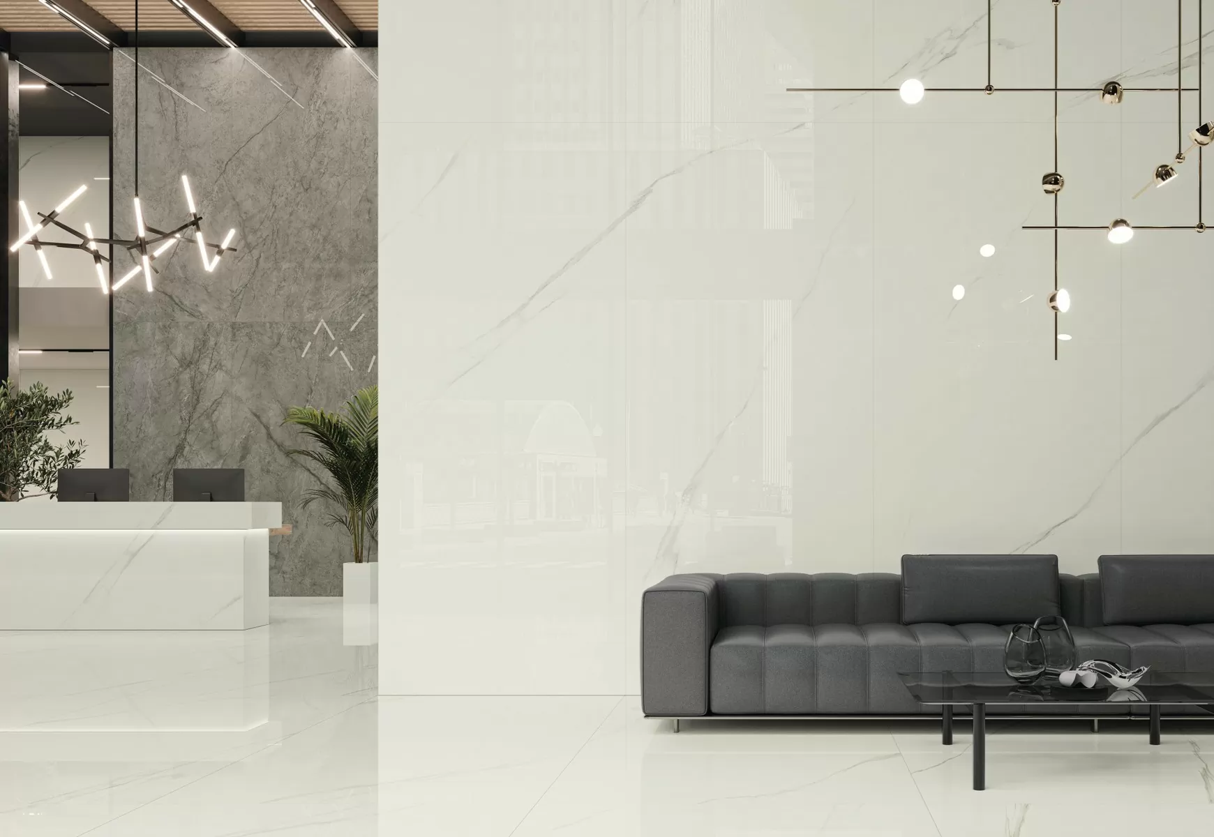 Керамогранит AJG9 Calacatta Meraviglia Endless Lapp 6mm 160x320