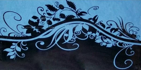 Плитка Keret Olga Azul Plata Decor 25x50