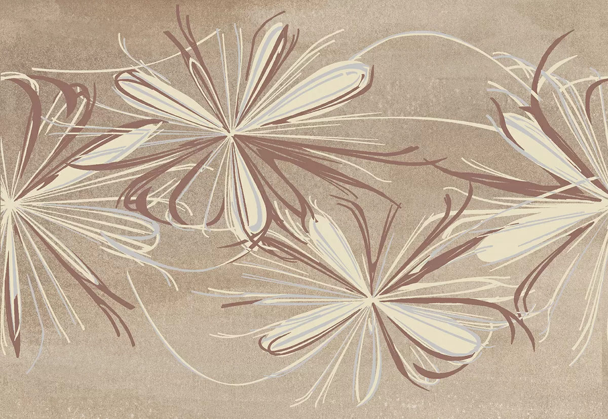 Плитка 587892001 Декор Sonnet Beige Flower 20,1х50,5