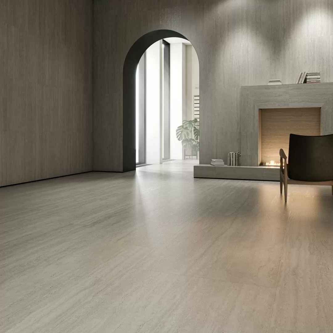 Керамогранит SG850990R/8BT Плинтус Сан-Марко серый светлый матовый обрезной 80x9,5x0,9