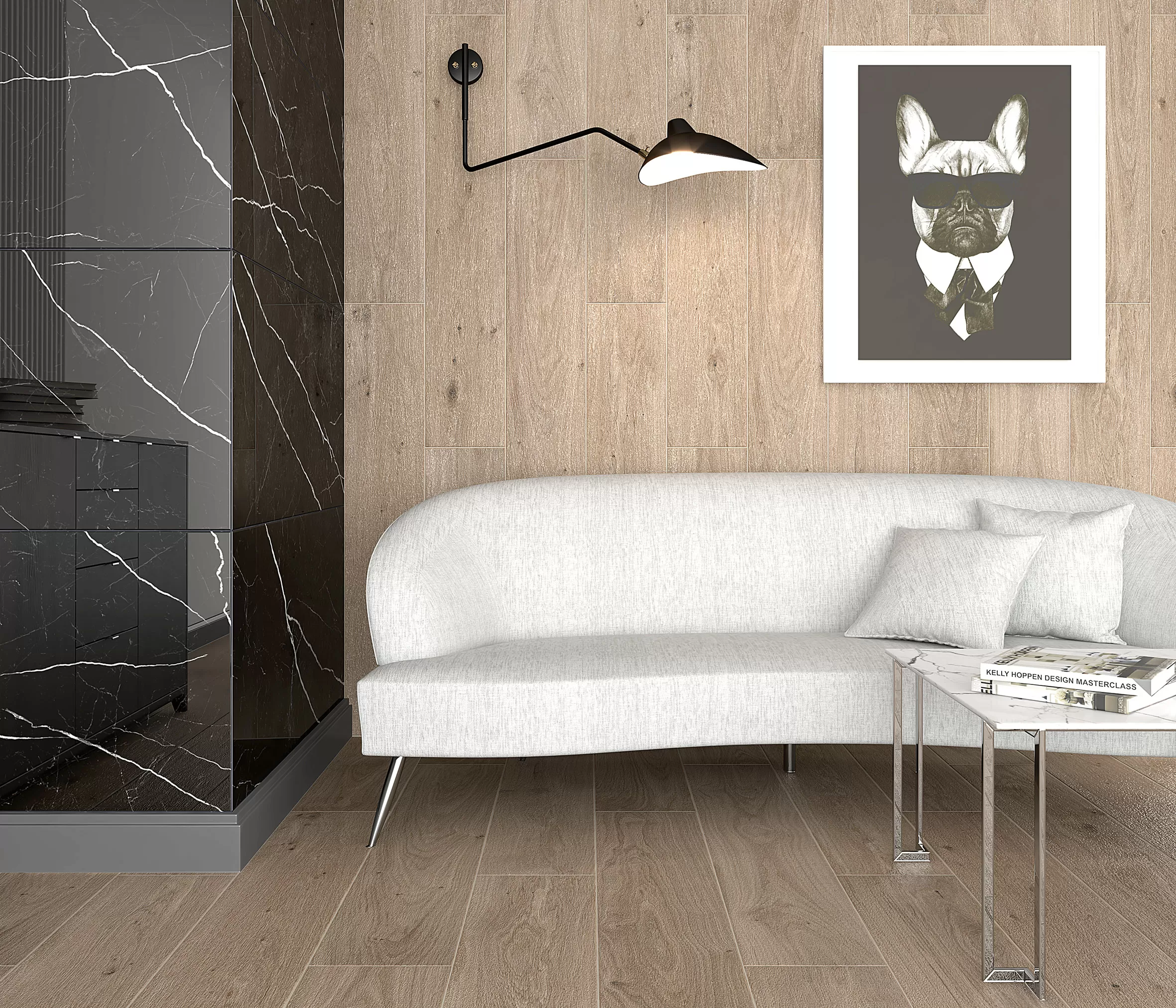 Керамогранит SG517400R Club светло-коричневый 20х120x1.1