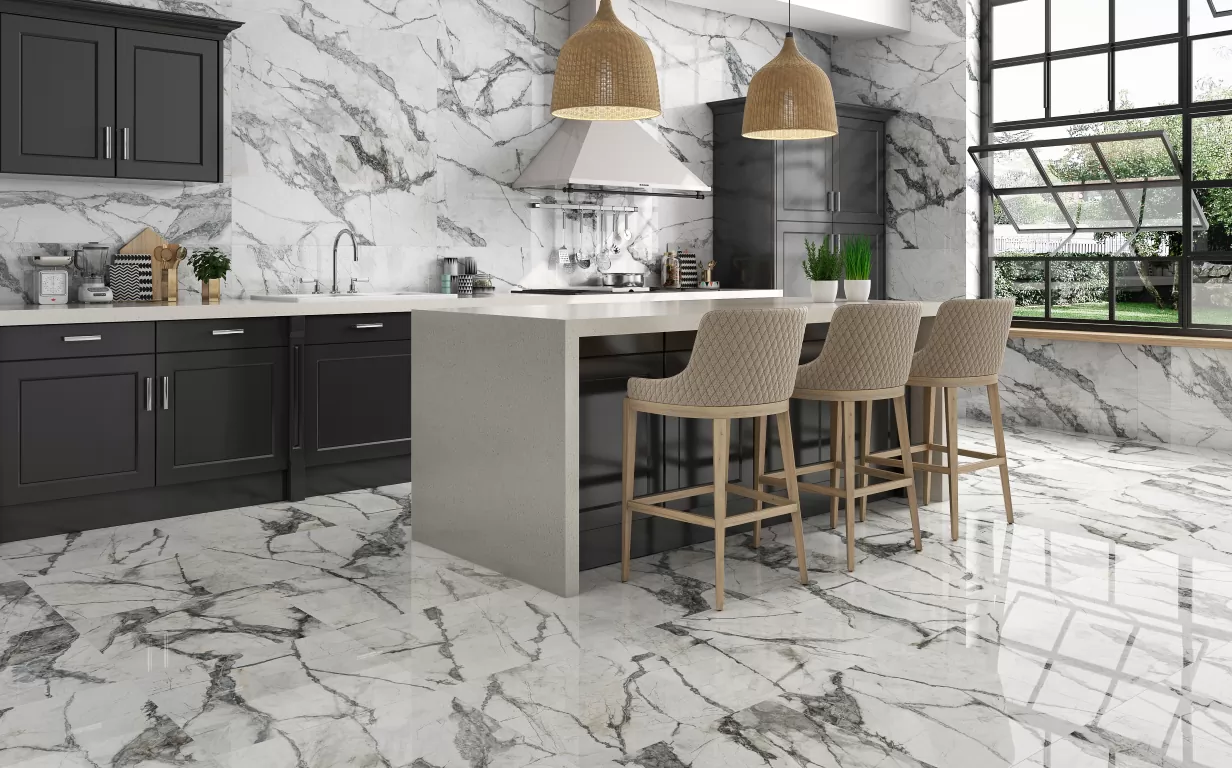 Керамогранит Invisible White Rect. Pulido 60x120