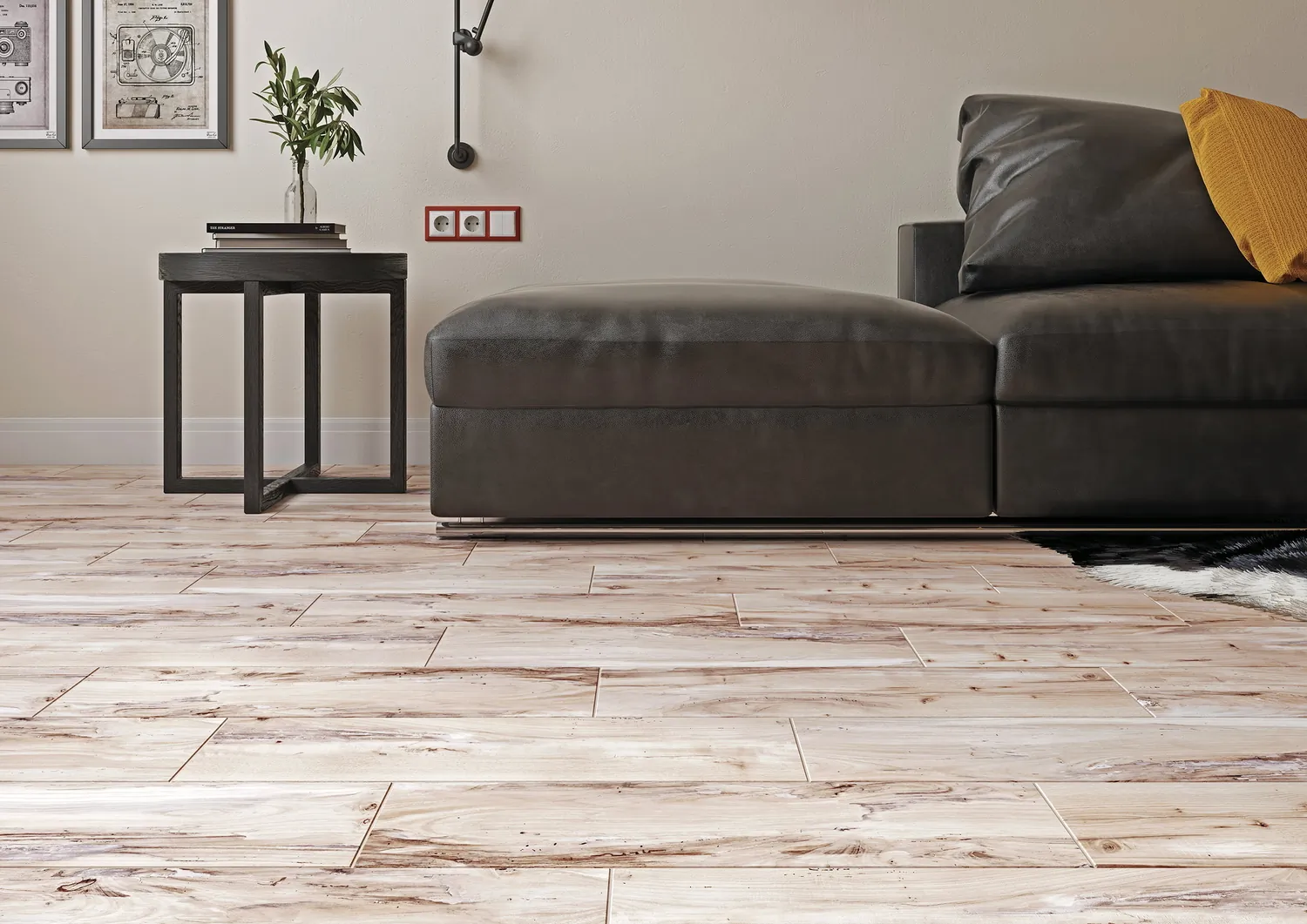 Керамогранит 16728 Antiquewood серый 18,5x59,8