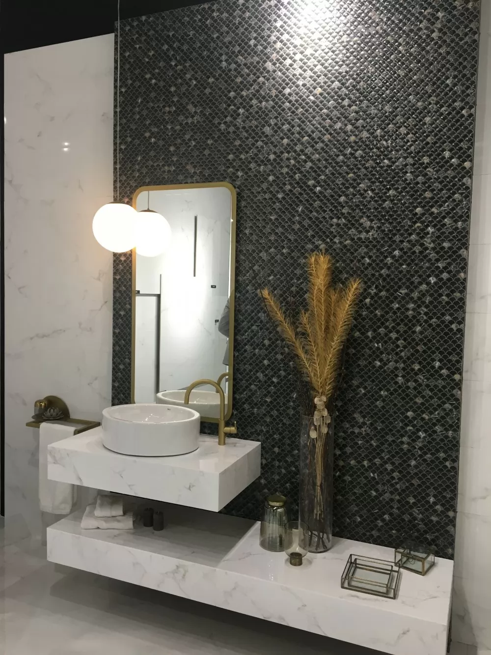 Плитка Mos Lucia Negro R 30x90