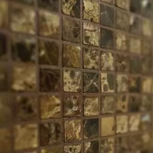 Мозаика Marble Mosaic Gold Byzantine 15*15 305*305