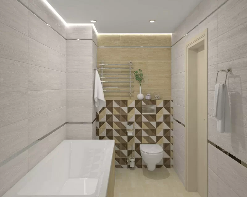 Плитка 34001 Village белый 25х50