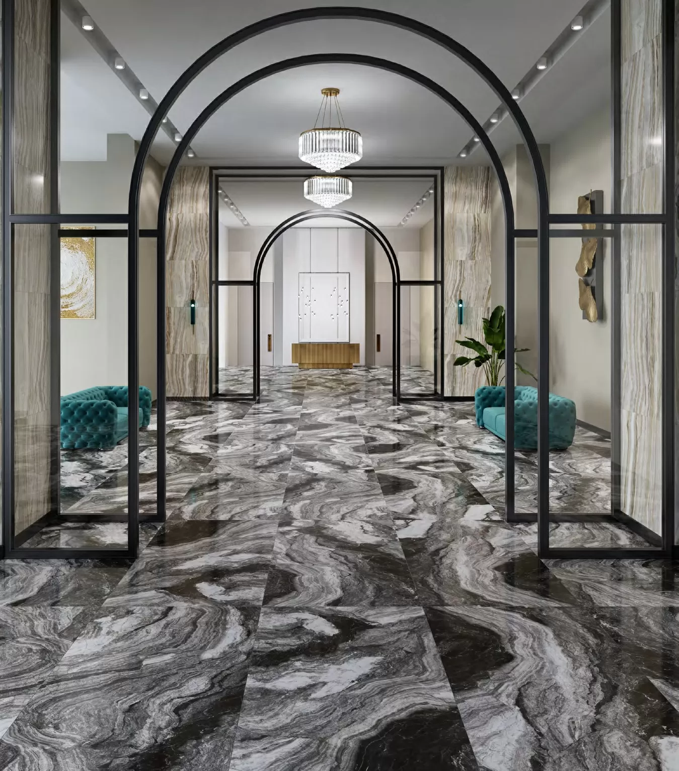 Керамогранит SG597402R Ониче лаппатированный обрезной 119,5x238,5x1,1