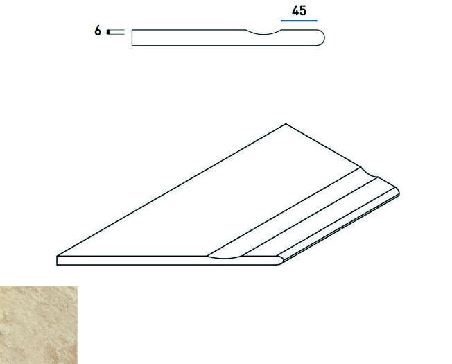 Керамогранит 620090000370 Climb ROPE BORDO SVASATO ROUND SX 30x60