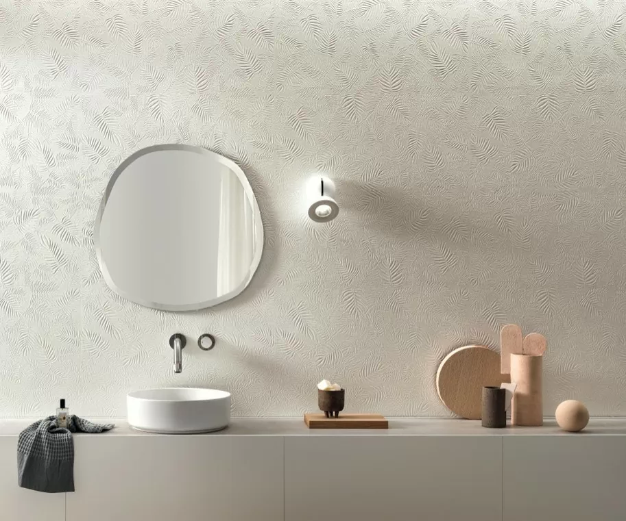Плитка A570 3D Wall Carve Squares Pearl 40x80