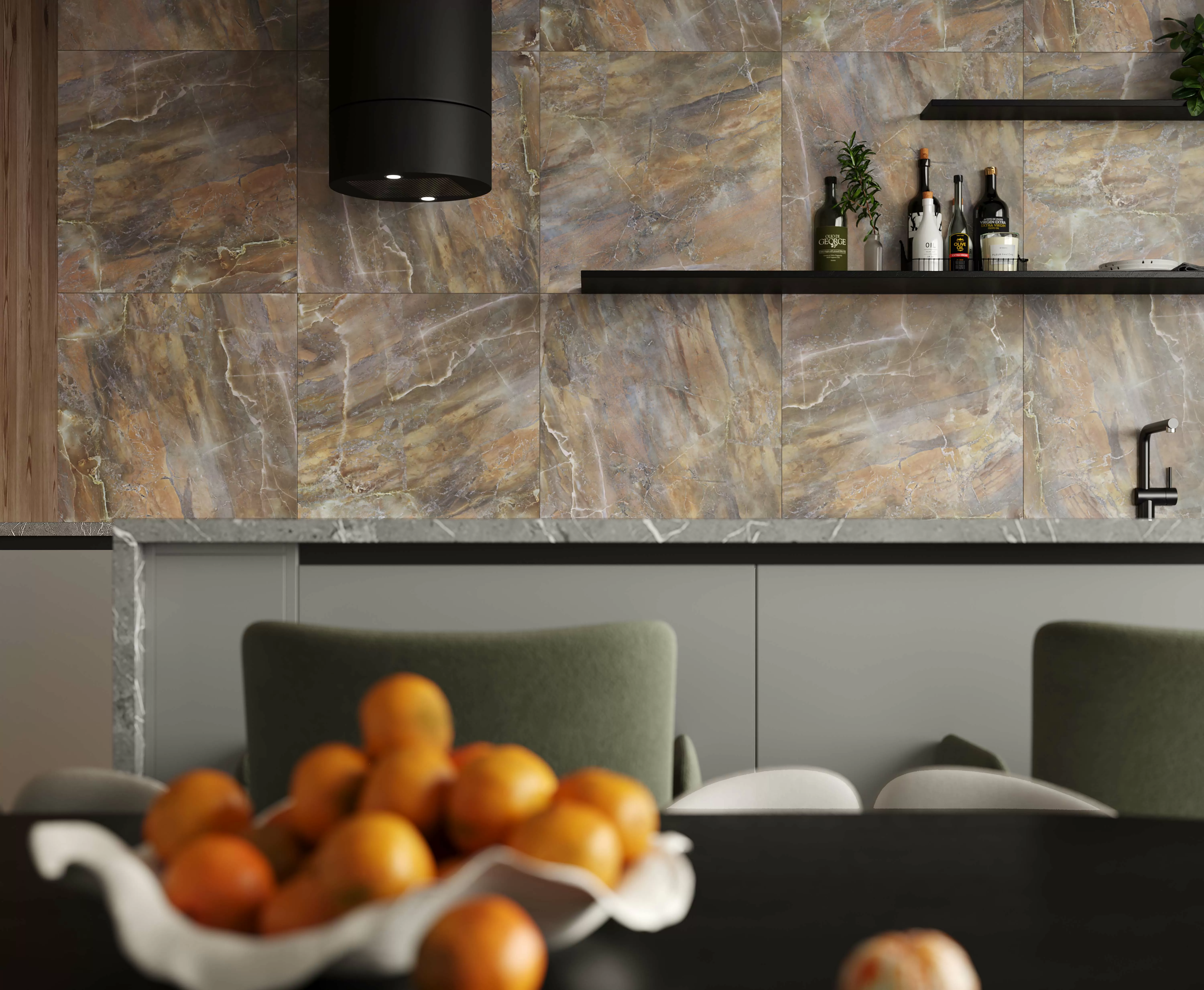 Керамогранит RI 0056 Rich коричневый 60х60