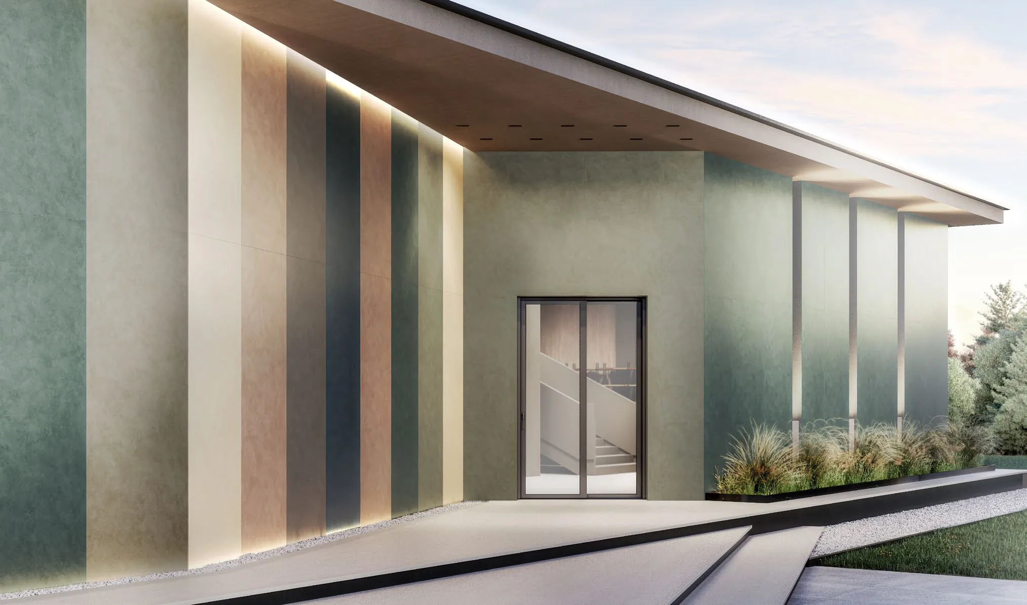 Керамогранит SG074902R Нестос серый светлый лаппатированный обрезной 119,5x320x1,1