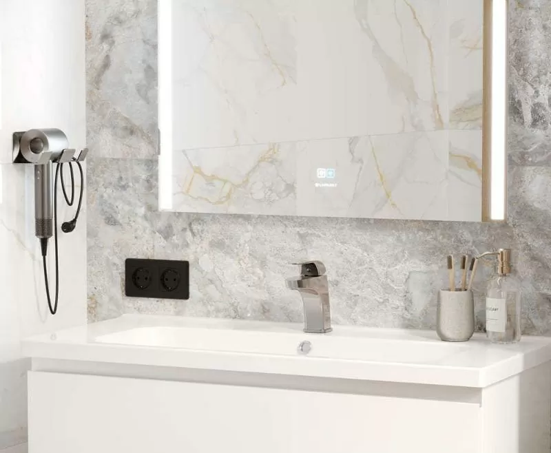 Керамогранит Vela Blue Полированный 60x120