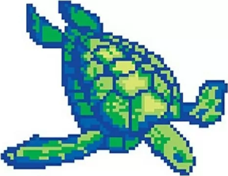 Мозаика SD-153 Porcelain Mosaic Design Turtle 5x5 (390x300)