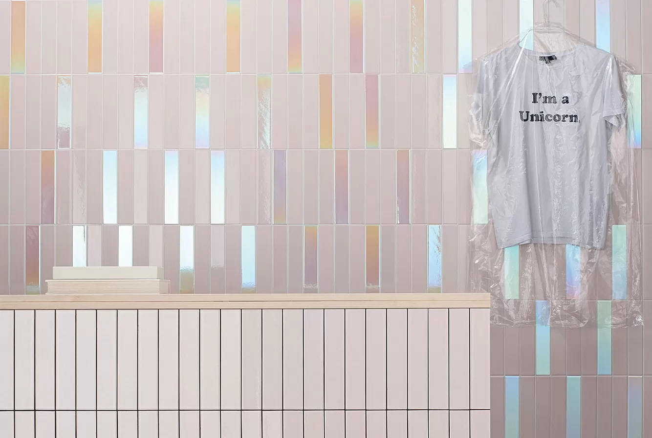 Плитка 4100729 Cream Hologram Mix 5x25